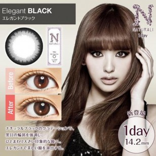 Naturali 1-Day Elegant Black 10片裝 Naturali 1-Day Elegant Black 10片裝